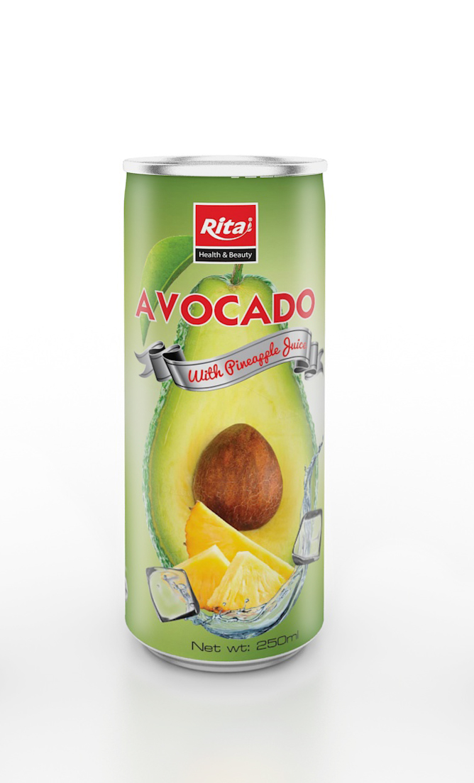 250ml الاتحاد الأفوكادو مع عصير الأناناس